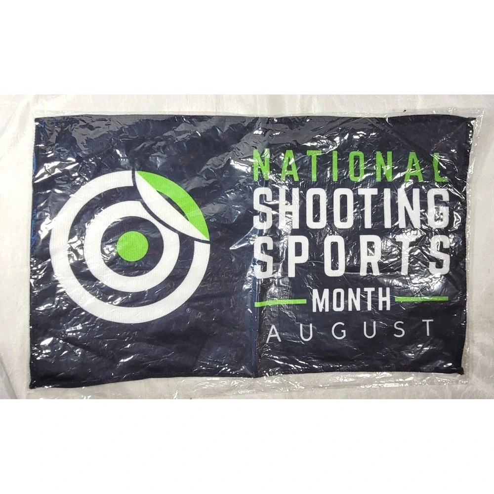 National Shooting sports Month August - Black Towel - 11